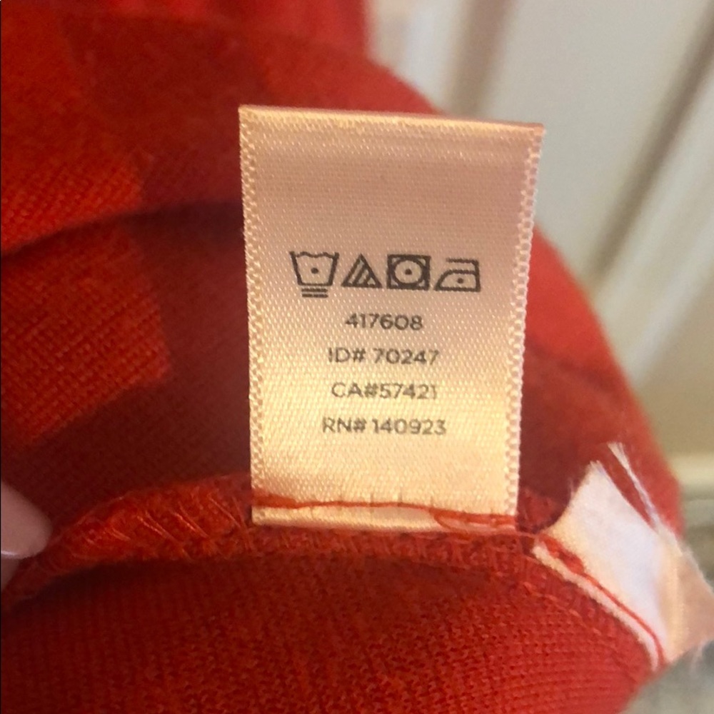 Loft Red Fit & Flare Dress - Picture 7 of 7